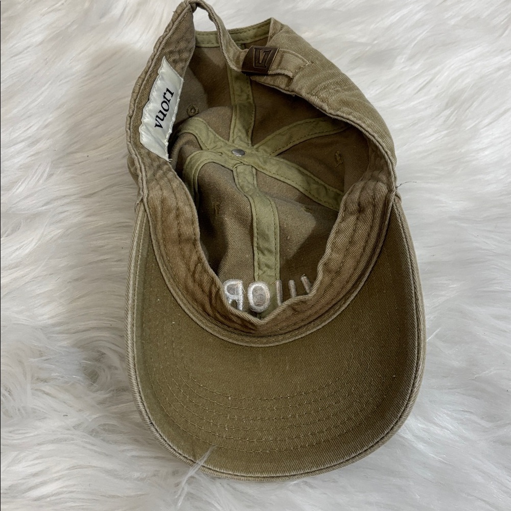 Vuori Ball Cap Unisex One Size Camel Cotton Adjustable Strap Hat - Picture 6 of 7